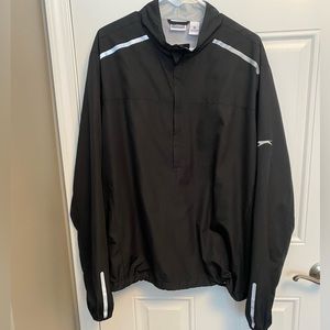 Slazenger wind jacket coat XL black windbreaker